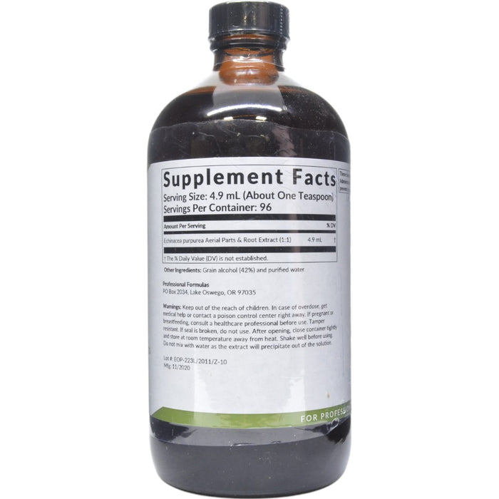 Supplement Facts Echinacea Purpurea (Echinacea purpurea) 16 oz