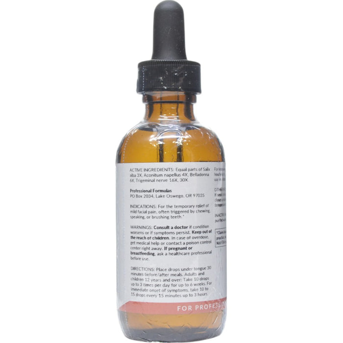 Active Ingredients Facial Pain Drops 2 oz
