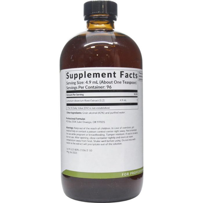 Supplement Facts Desert Parsley (Lomatium dissectum) 16 oz