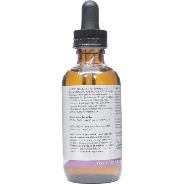 Active Ingredients Cough Aid 2 oz