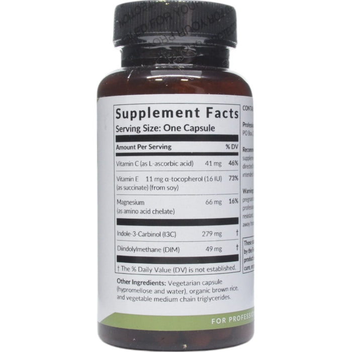 Supplement Facts DIM/IC3 30 capsules
