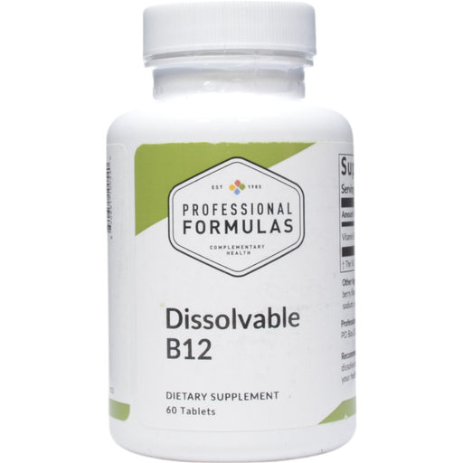 Professional Formulas, Dissolvable B12 60 tabs