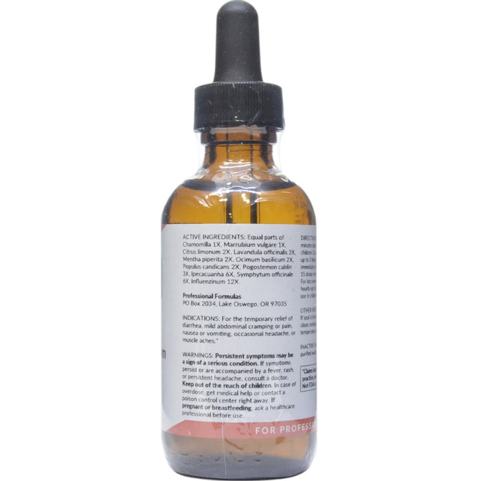 Active Ingredients GI Flu Symptom Drops 2 oz