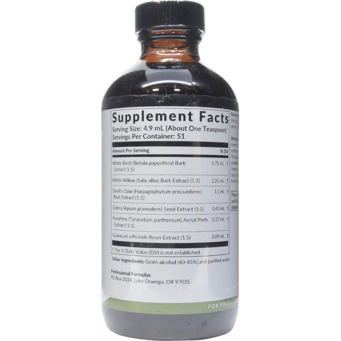 Supplement Facts Guaiacum Complex 8.4 oz