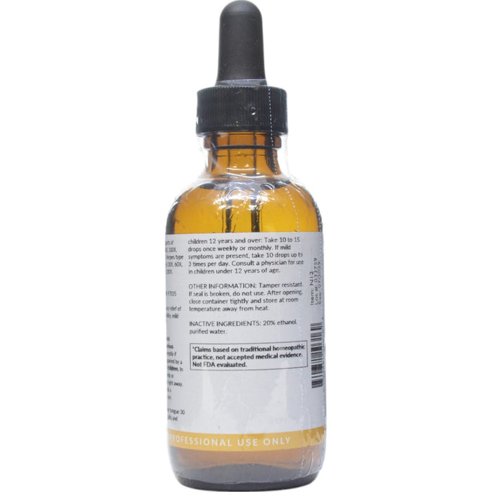 Inactive Ingredients Herpetic Nosode 2 oz