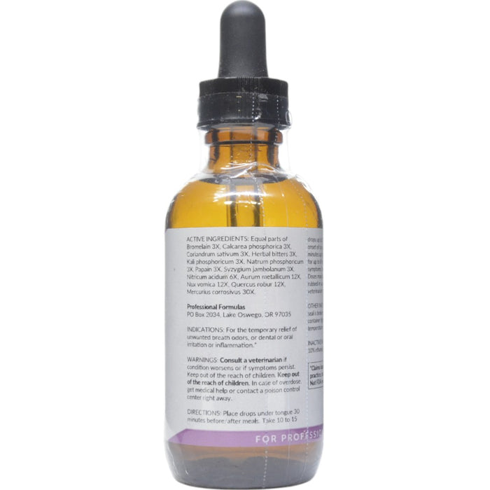 Active Ingredients Halitosis Aid 2 oz