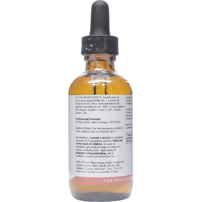 Active Ingredients HRPZ Drops 2 oz