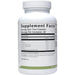 Supplement Facts Lipotro Complex 120 capsules