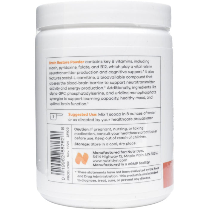 Brain Restore Powder 30 servings Suggested Use
