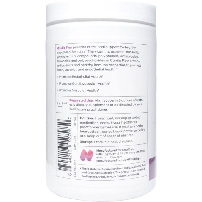 Cardio Flow Berry 30 servings Suggested Use