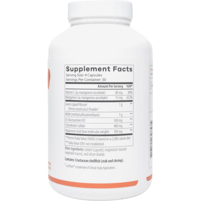 Chondro-Relief Intensive Care 120 Capsules Supplement Facts