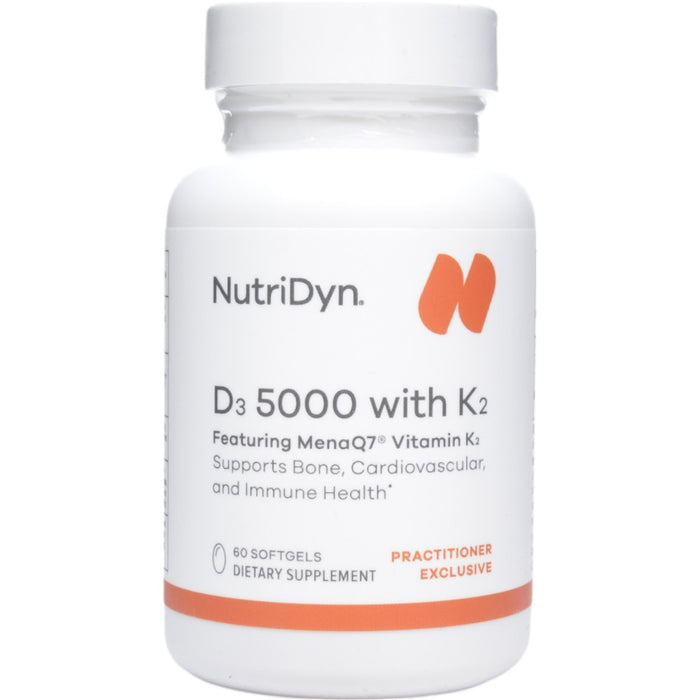 Nutri-Dyn, D3 5000 With K2 60 Softgels