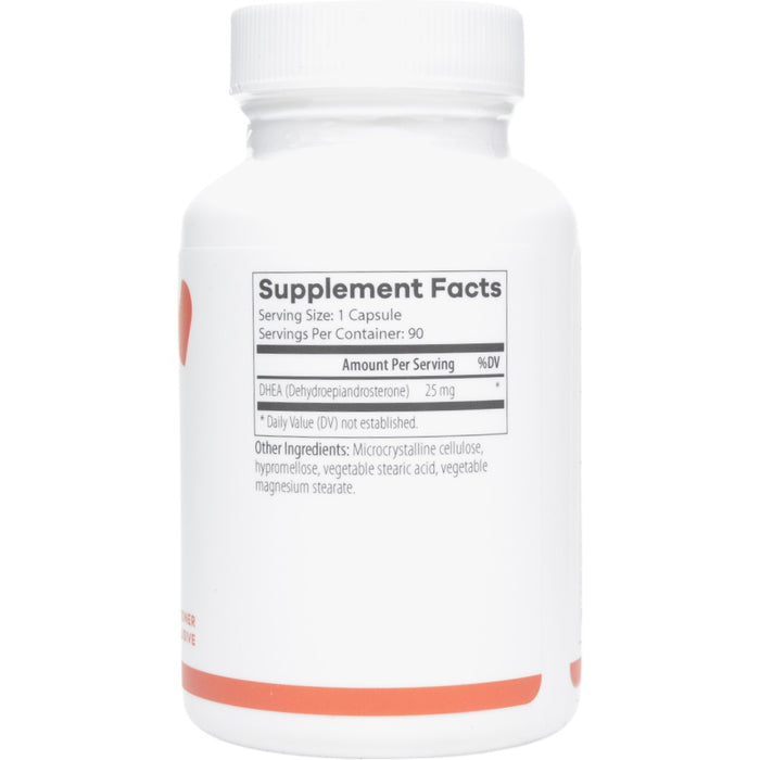 DHEA 90 Capsules Supplement Facts