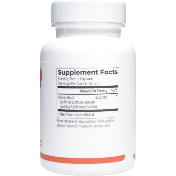 Garlic Pro 30 capsules Supplement Facts