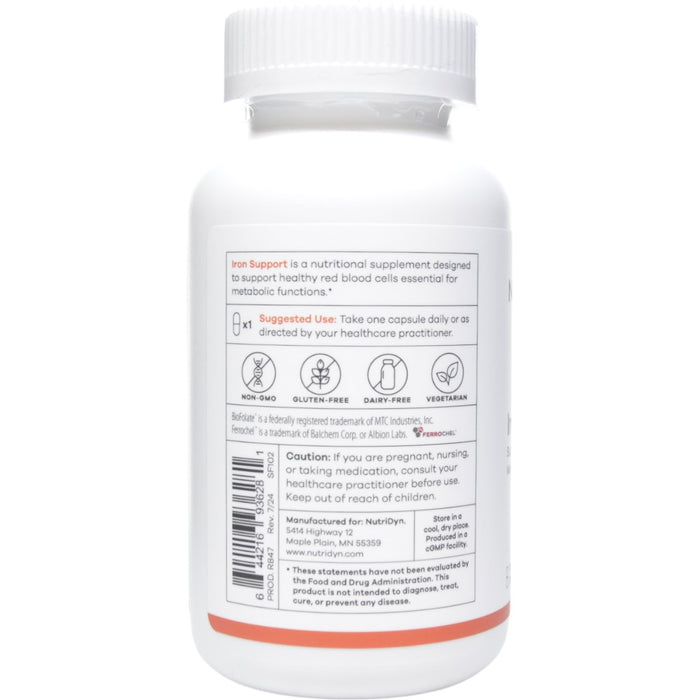 Iron Support 180 capsules Suggested Use