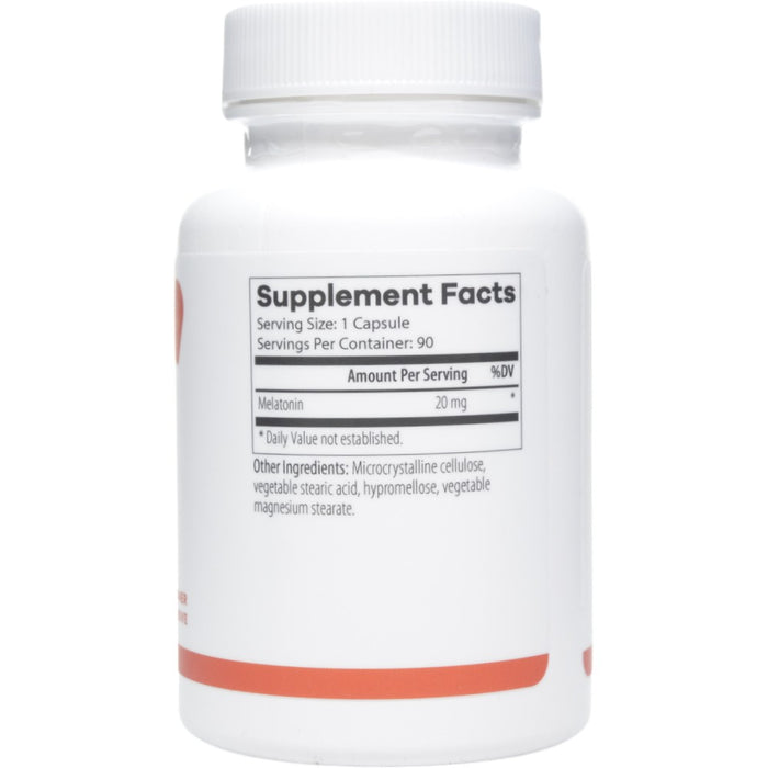 Melatonin 20 90 Capsules Supplement Facts