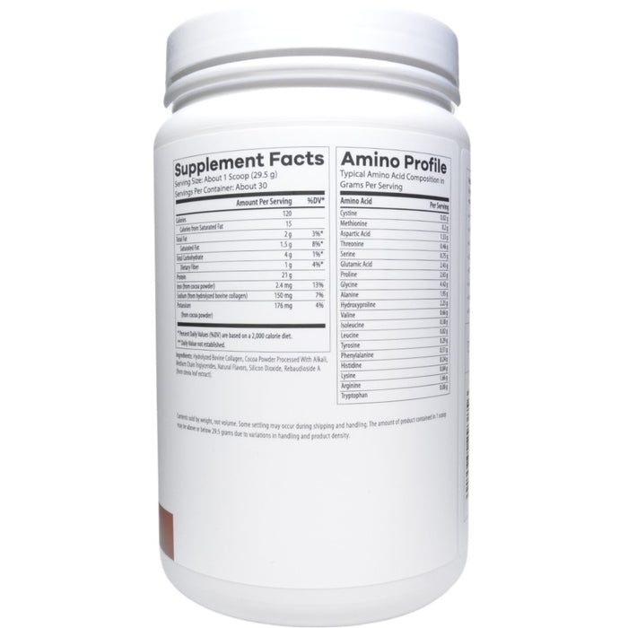Paleo Protein Chocolate 885 g Supplement Facts