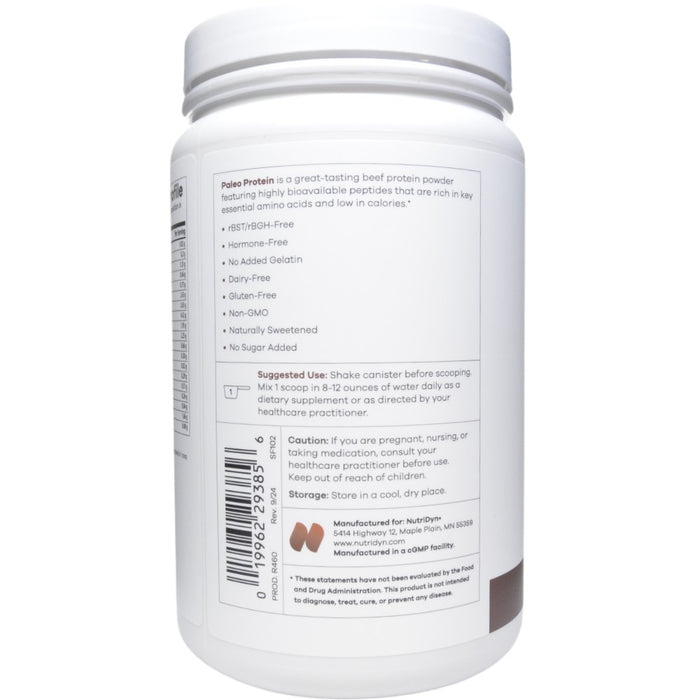 Paleo Protein Chocolate 885 g Suggested Use