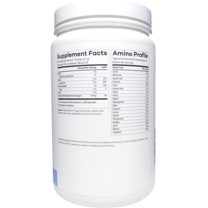 Paleo Protein French Vanilla 810 g Supplement Facts