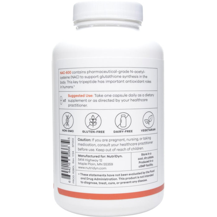 nutridyn glutathione NAC-600 by NutriDyn nutridyn glutathione NAC-600 by NutriDyn