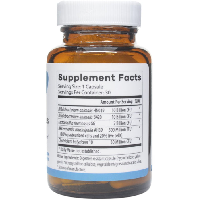 UltraBiotic Akkermansia Plus 30 caps Supplement Facts