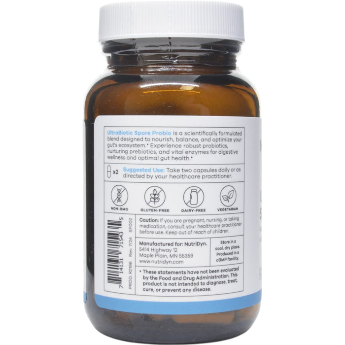 UltraBiotic Spore Probio 60 Capsules Suggested Use