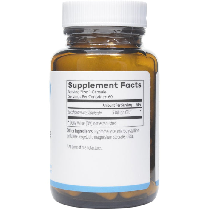 UltraBiotic Saccharomyces Boulardii 60 caps Supplement Facts