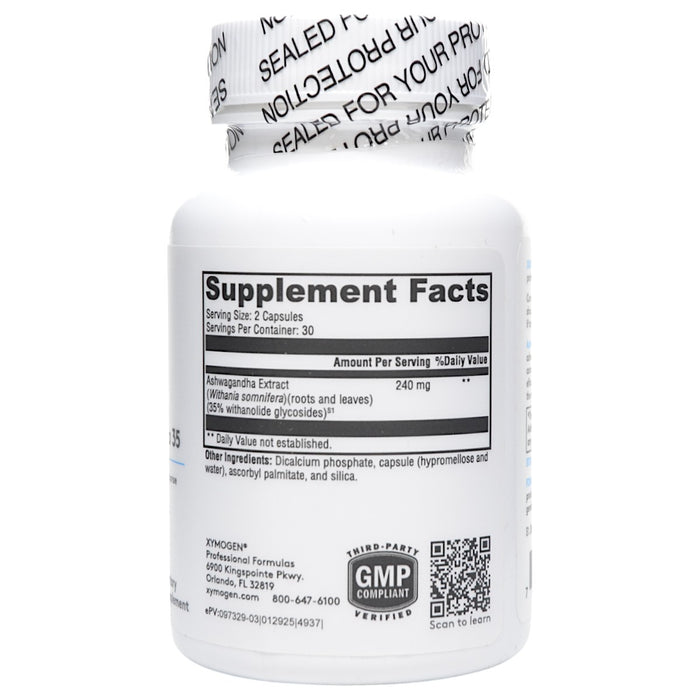 Ashwagandha 35 60 Capsules Supplement Facts
