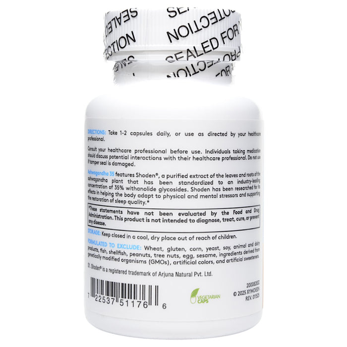 Ashwagandha 35 60 Capsules Suggested Use