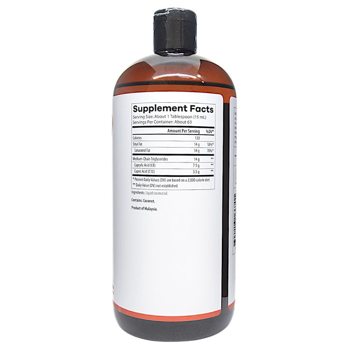 MCT Oil 32 oz Supplement Facts