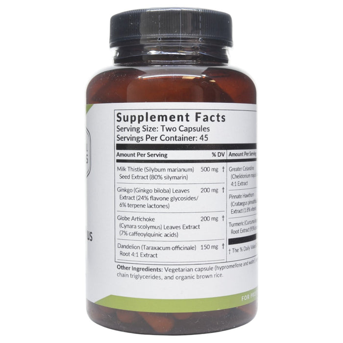 CholestPlus 90 caps Supplement Facts 1