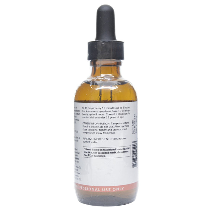 Gout Drops 2 oz Inactive Ingredients