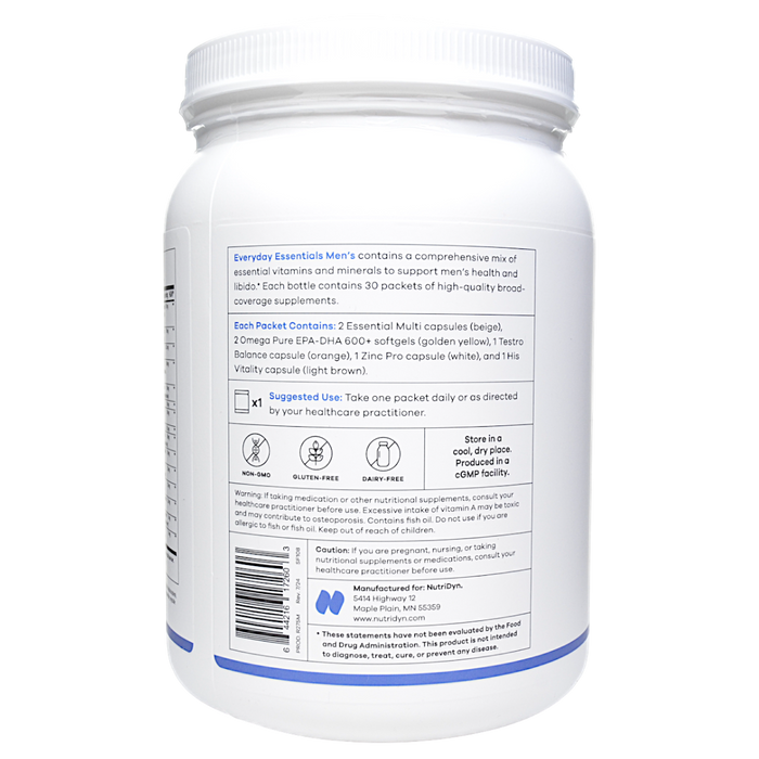 Everyday Essentials Men's 30 pkts Suggested Use