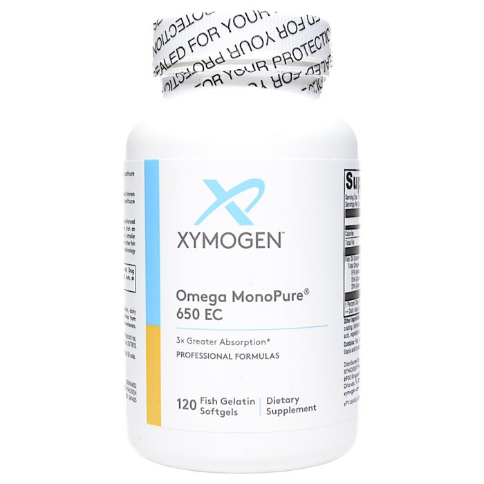Xymogen, Omega MonoPure 650 EC 120 softgels