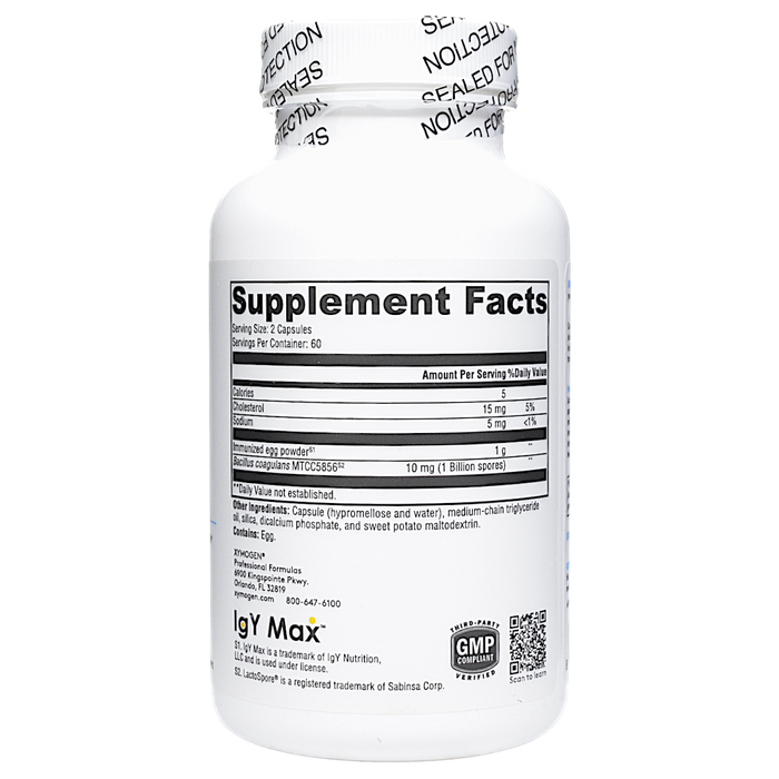 ProbioMax IG 26 DF 120 Capsules Supplement Facts