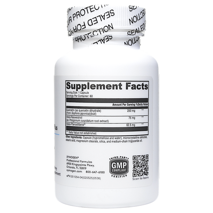 Resveratin Plus 60 Capsules Supplement Facts
