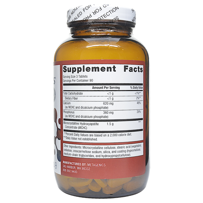 Bone Builder 270 Tablets Supplement Facts