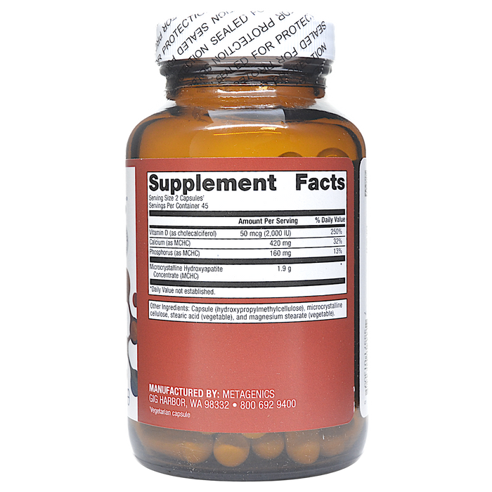 Bone Builder Plus 90 capsules Supplement Facts