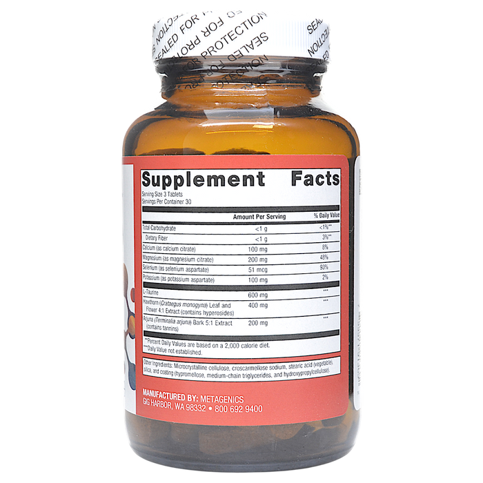 Cardiogenics Intensive Care 90 Tablets Supplement Facts