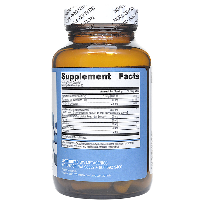 Concentrated Ultra Prostagen 60 Capsules Supplement Facts