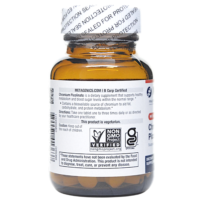 Chromium Picolinate 600 mcg 60 Tablets Directions