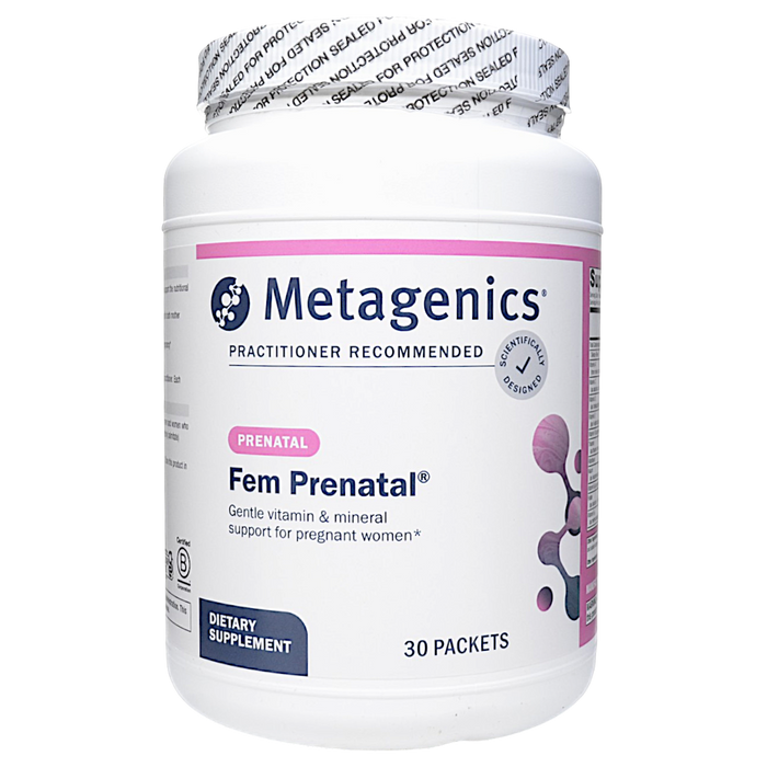 Metagenics, Fem Prenatal Multivitamin with Iron 30 Packets