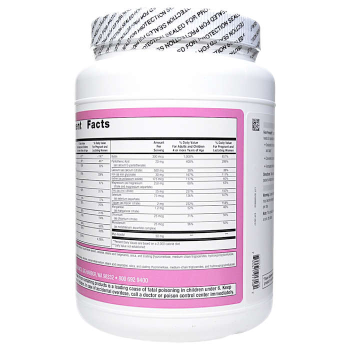 Fem Prenatal Multivitamin with Iron 30 Packets Supplement Facts