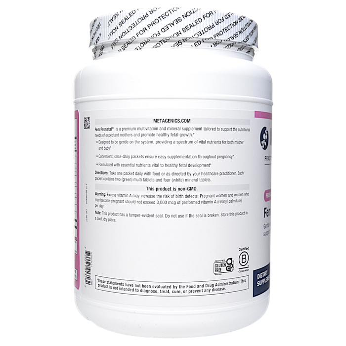 Fem Prenatal Multivitamin with Iron 30 Packets Directions