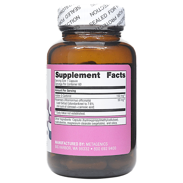 Indole-3-Carbinol 60 capsules Supplement Facts