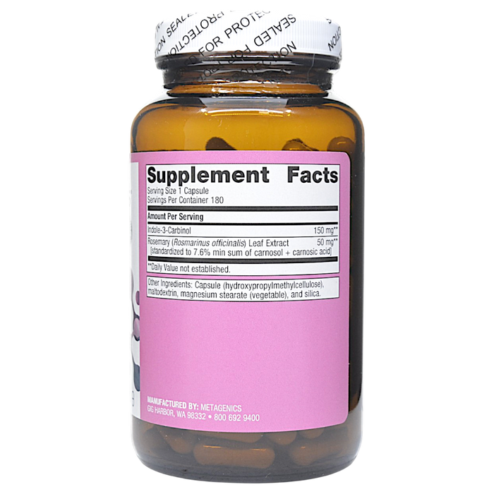 Indole-3-Carbinol 180 capsules Supplement Facts
