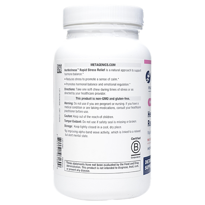 HerWellness Rapid Stress Relief 30 soft chews Directions