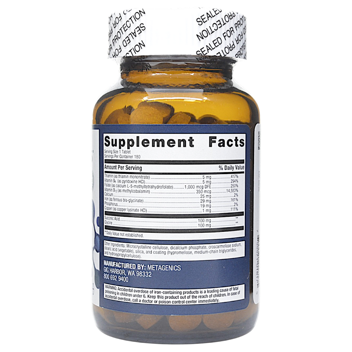 Hemagenics 120 tablets Supplement Facts