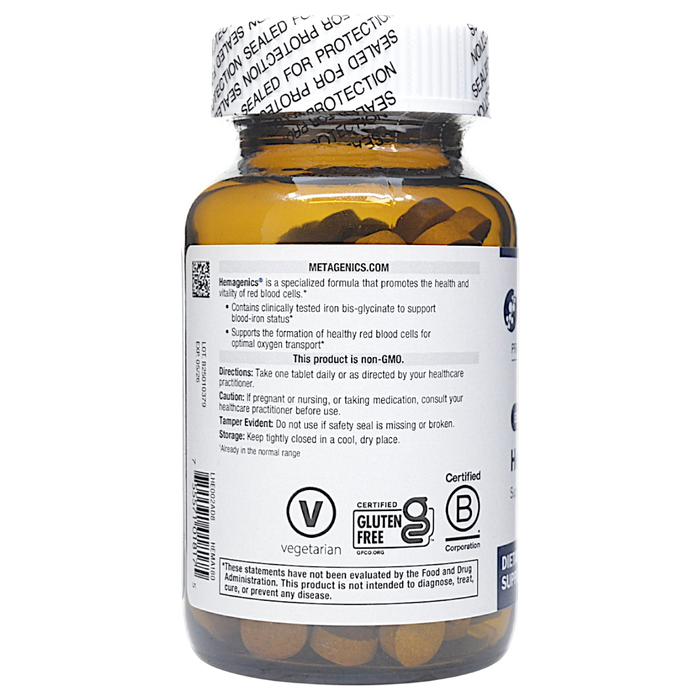 Hemagenics 120 tablets Directions
