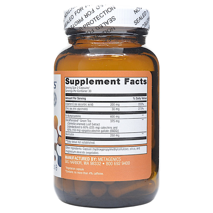 Immune Active 60 Capsules Supplement Facts